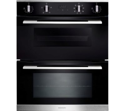 RANGEMASTER  RMB7248BL/SS Electric Built-under Double Oven - Black